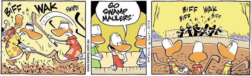 Swamp Cartoon - Team Player 3February 9, 2009