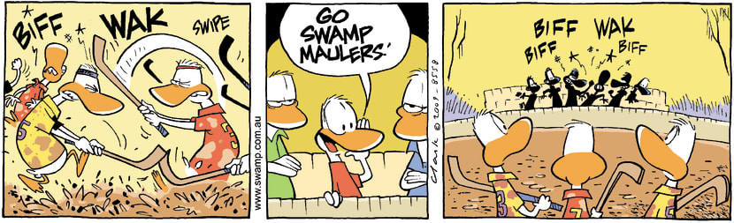 Swamp Cartoon - Team Player 3February 9, 2009
