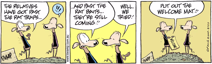 Swamp Cartoon - Relative Problems 3February 14, 2009