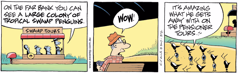 Swamp Cartoon - Poor VisionMarch 7, 2009