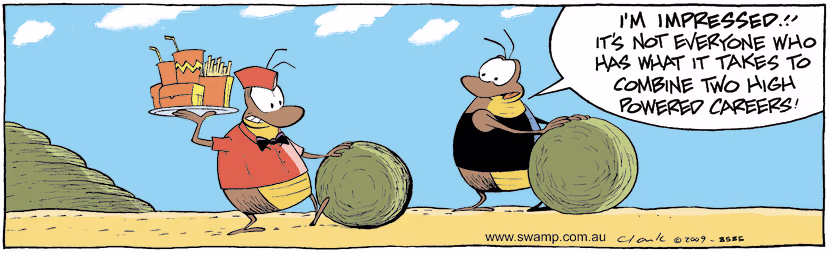 Swamp Cartoon - It’s a living!March 12, 2009