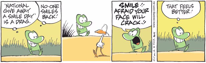 Swamp Cartoon - Good Idea at the Time 4April 1, 2009
