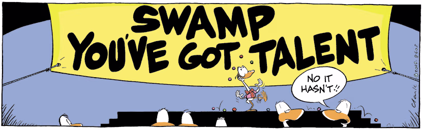 Swamp Cartoon - Obvious AnswerApril 4, 2009