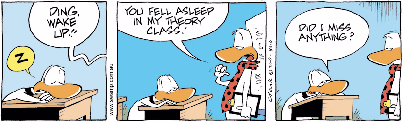 Swamp Cartoon - Classrom Behaviour 5April 10, 2009