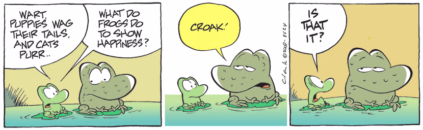 Swamp Cartoon - Expression Question 1April 27, 2009