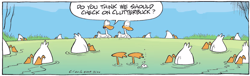Swamp Cartoon - Accident ProneMay 20, 2009