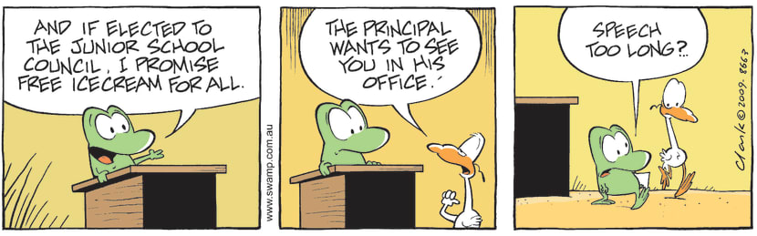 Swamp Cartoon - Political Bent 3June 11, 2009