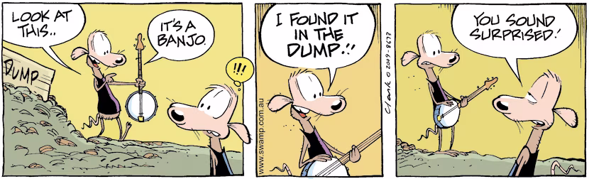Swamp Cartoon - Bluegrass Time 1June 23, 2009