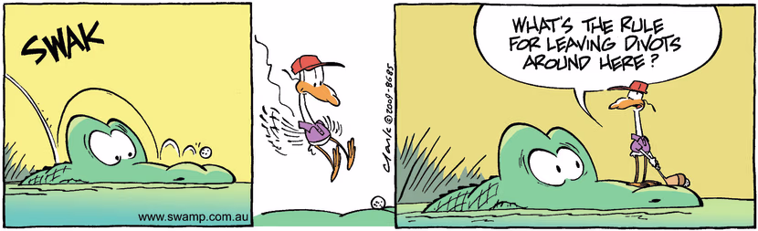 Swamp Cartoon - Playing Through…July 7, 2009