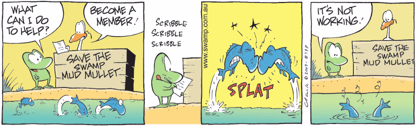 Swamp Cartoon - Endangered Species 2November 10, 2009