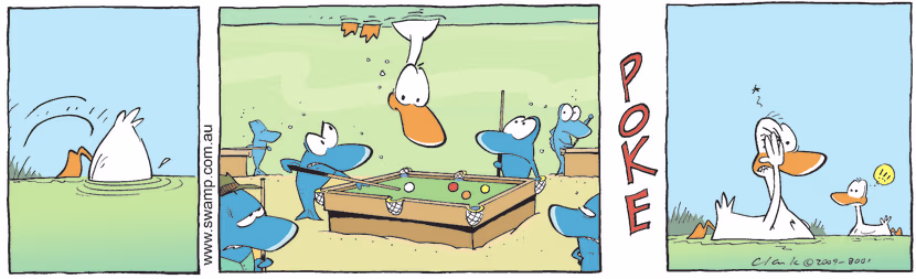 Swamp Cartoon - Rude BehaviourNovember 19, 2009