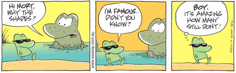 Swamp Cartoon - Hour of Fame 2December 4, 2009