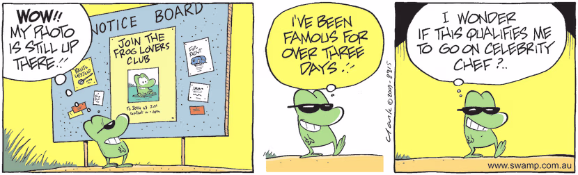 Swamp Cartoon - Hour of Fame 3December 5, 2009