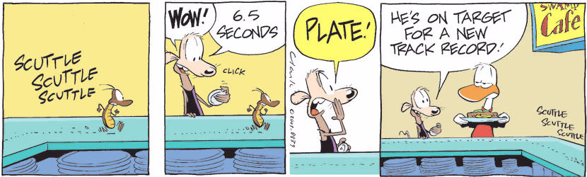 Swamp Cartoon - Bon appetit 3January 2, 2010