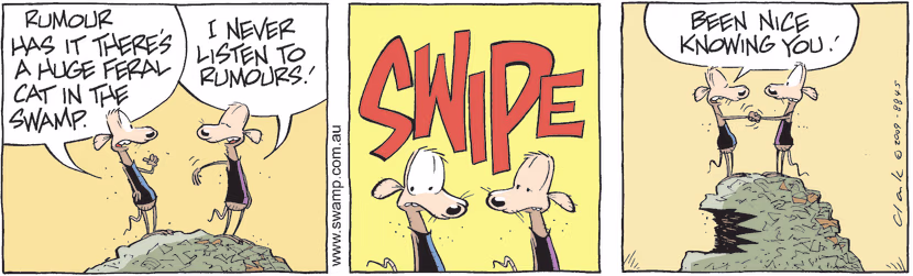 Swamp Cartoon - Feral Fun 1January 9, 2010