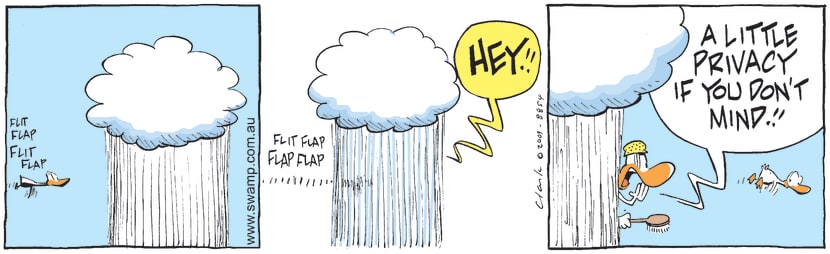 Swamp Cartoon - Caught in the Act again…January 22, 2010
