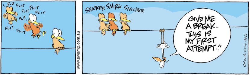 Swamp Cartoon - Birds of a Feather 2February 5, 2010