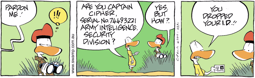 Swamp Cartoon - Secret Duck BusinessMarch 4, 2010