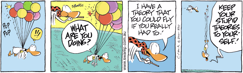 Swamp Cartoon - Ding Finally makes it… 2March 25, 2010