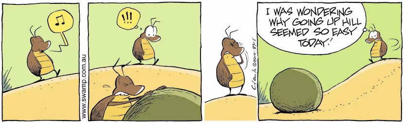 Swamp Cartoon - Dung FunApril 1, 2010