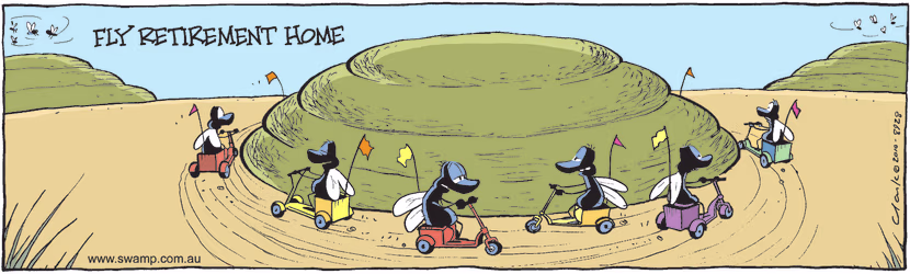 Swamp Cartoon - Time FliesApril 16, 2010