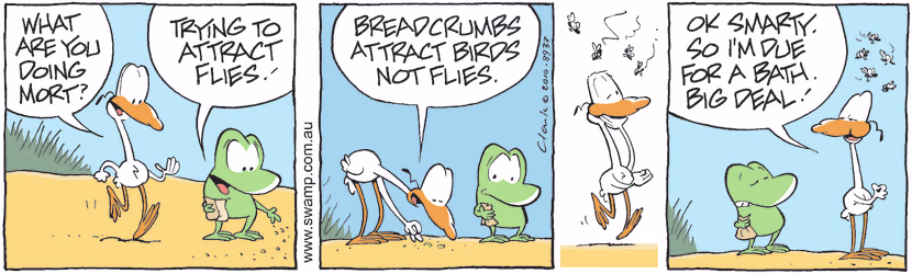 Swamp Cartoon - Fly Fun 4April 22, 2010