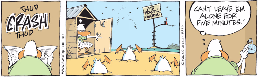 Swamp Cartoon - Poor TimingApril 23, 2010