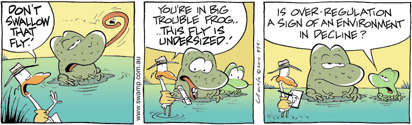 Swamp Cartoon - Question of Time 2May 25, 2010