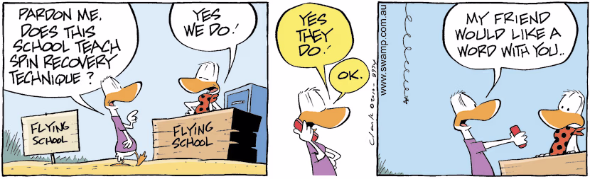 Swamp Cartoon - Helping WingJune 9, 2010
