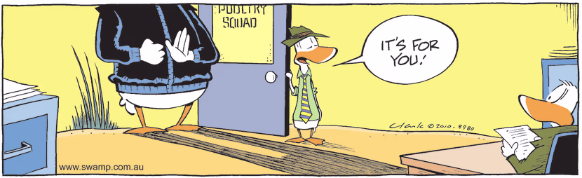 Swamp Cartoon - Calling CardJune 16, 2010