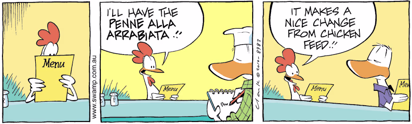 Swamp Cartoon - Food for Thought 1June 19, 2010