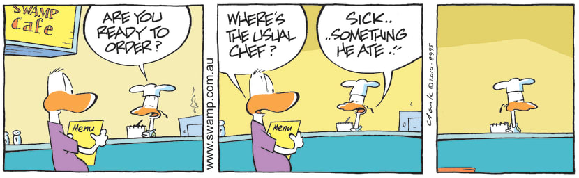 Swamp Cartoon - Poor Timing 2July 3, 2010
