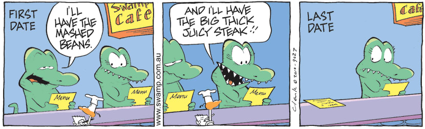 Swamp Cartoon - Romance Hits a SnagApril 14, 2025