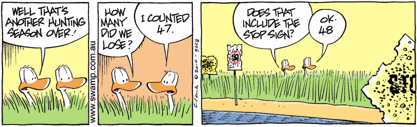 Swamp Cartoon - Sure SignsSeptember 27, 2010