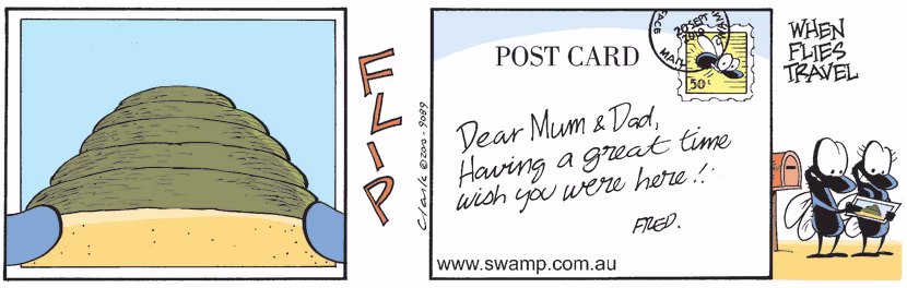 Swamp Cartoon - Wish you were hereOctober 21, 2010