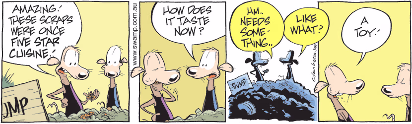 Swamp Cartoon - Food AlertOctober 26, 2010