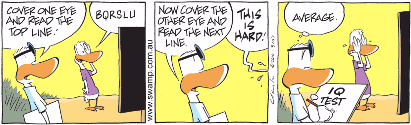 Swamp Cartoon - Brain CheckNovember 11, 2010