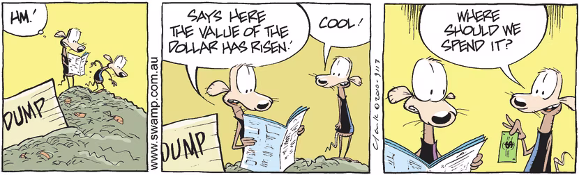 Swamp Cartoon - Economic ChoicesNovember 18, 2010