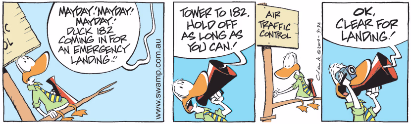 Swamp Cartoon - Wait a minute!December 10, 2010