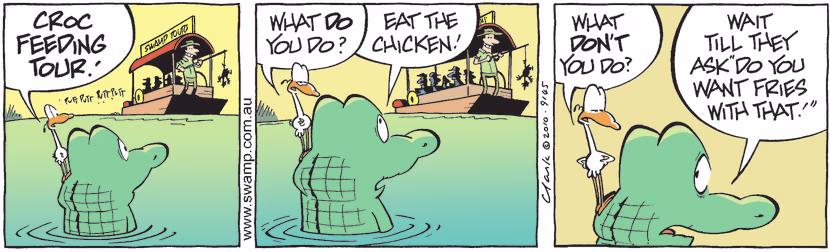 Swamp Cartoon - Performance rules…December 25, 2010