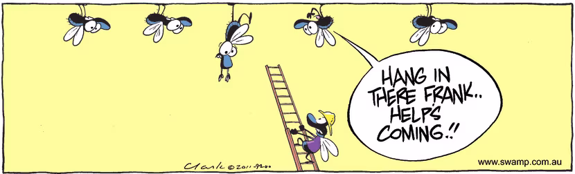 Swamp Cartoon - Desperate SituationFebruary 28, 2011