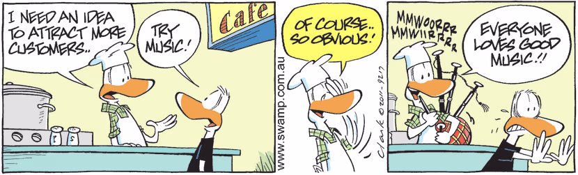 Swamp Cartoon - Entertainment Tonight 3March 19, 2011