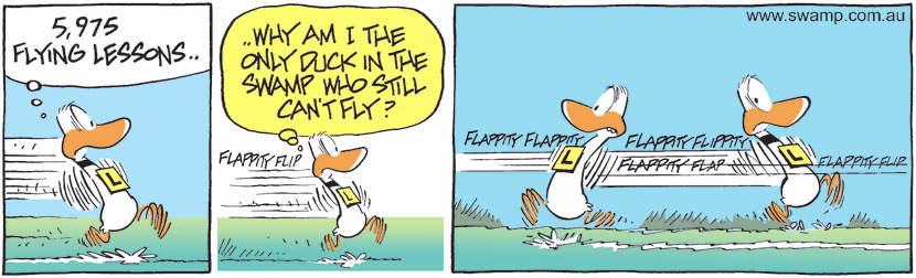 Swamp Cartoon - He’s back! 1March 21, 2011