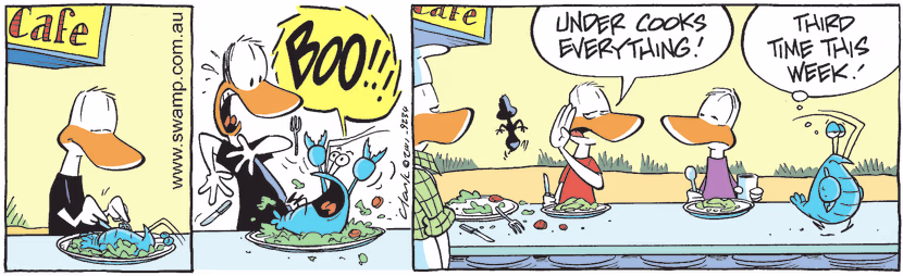 Swamp Cartoon - Hard Act to Follow 2April 8, 2011