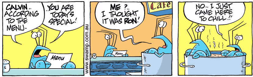 Swamp Cartoon - Crayfish Fun 2August 8, 2011