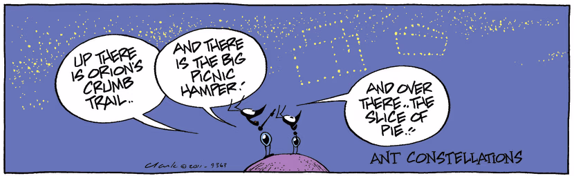 Swamp Cartoon - It’s all in the stars…September 6, 2011