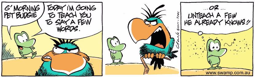 Swamp Cartoon - Risky Business 4September 28, 2011