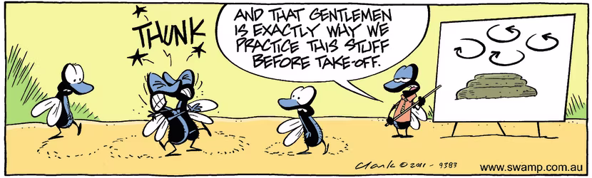 Swamp Cartoon - Important LessonsSeptember 29, 2011