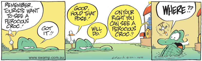 Swamp Cartoon - Poor Performance 1November 17, 2011