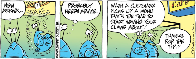 Swamp Cartoon - Shellfish Attitude…February 4, 2012